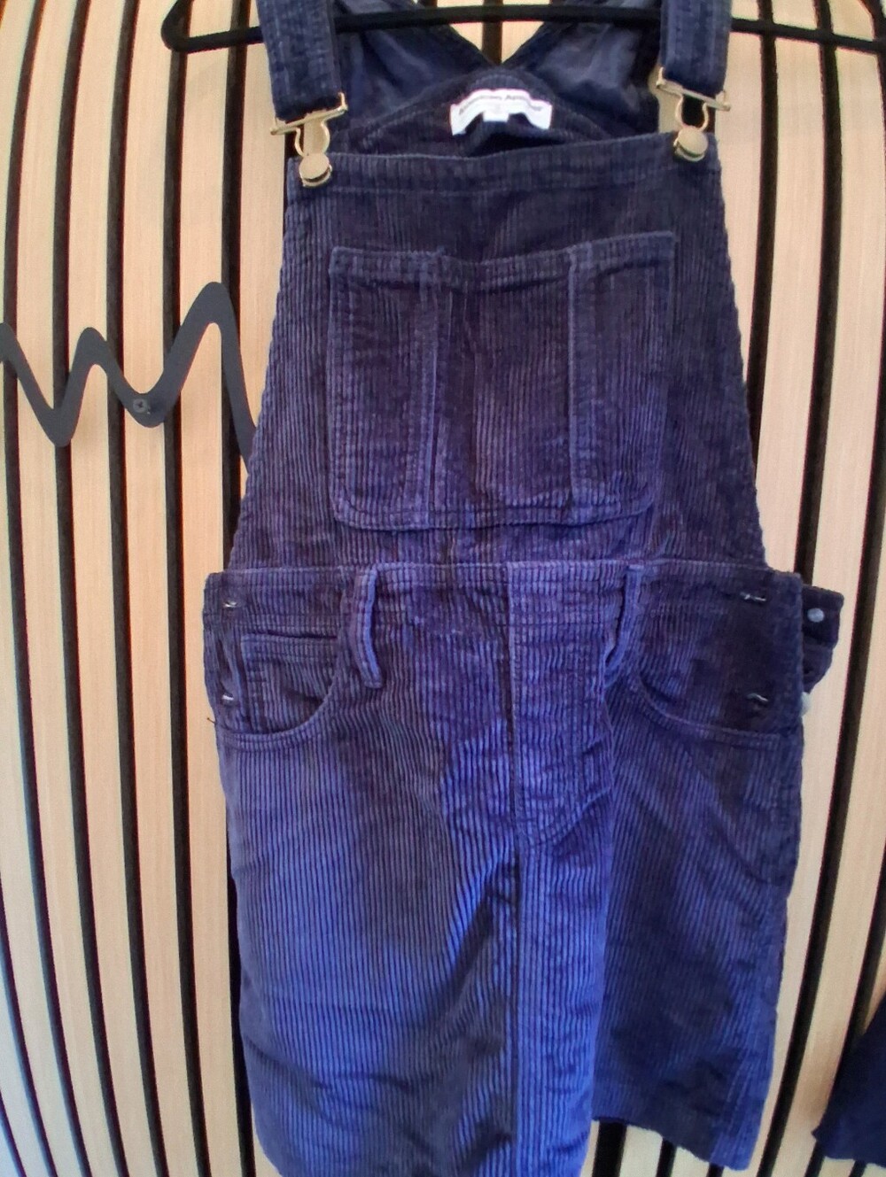 American Apparel Navy Blue Corduroy Dress For women Or Kids